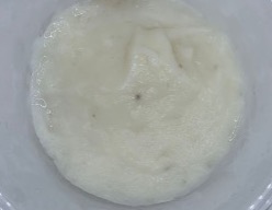 Mashed potato with SAPP 0.1% at Day 20, pale appearance
